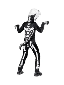 WIDMANN Déguisement Squelette T-rex Enfant (costume Avec Capuche/masque) 6 WIDMANN Déguisement Squelette T-rex Enfant (costume Avec Capuche/masque) -WIDMANN Soldes deguisement squelette t rex enfant costume avec capuche masque 2