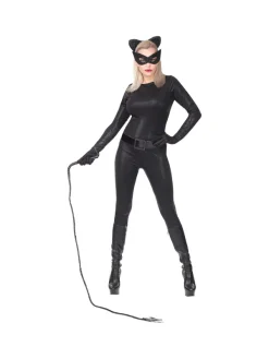 WIDMANN Déguisement Super Cat Femme, Noir (combinaison, Gants, Oreilles, Masque)