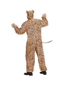 WIDMANN Déguisement Tigre Peluche Adulte (combinaison Avec Capuche/masque) -WIDMANN Soldes deguisement tigre peluche adulte combinaison avec capuche masque 2