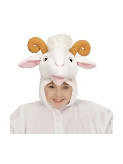 WIDMANN Déguisement Veste Peluche à Capuche Avec Tête D'agneau -WIDMANN Soldes deguisement veste peluche a capuche avec tete d agneau 1