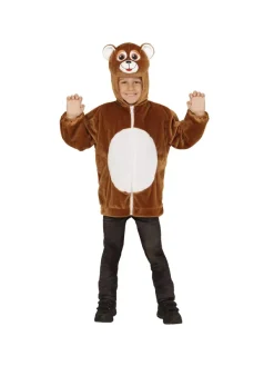WIDMANN Déguisement Veste Peluche à Capuche Avec Tête D'ourson