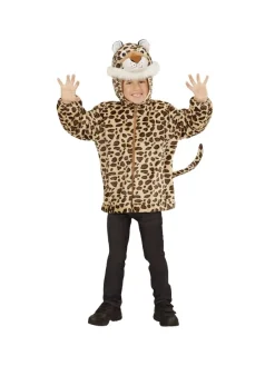 WIDMANN Déguisement Veste Peluche à Capuche Avec Tête De Léopard