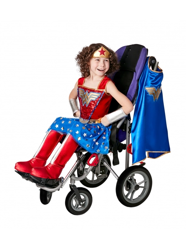 Déguisement Wonder Woman Fille Adapté PMR 1 Déguisement Wonder Woman Fille Adapté PMR