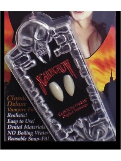 Smiffys Dents De Vampire Blanches De Luxe -WIDMANN Soldes dents de vampire blanches de luxe 1