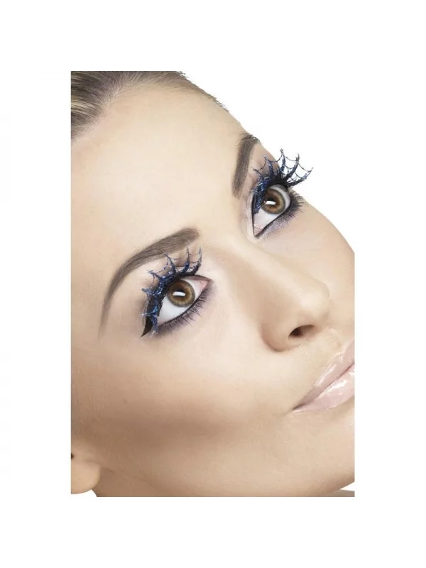 Smiffys Faux-cils Bleus Toile D'araignée 1 Smiffys Faux-cils Bleus Toile D'araignée