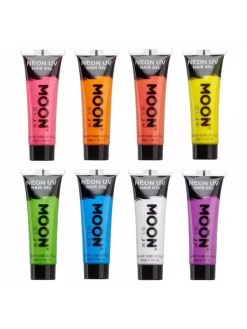 Smiffys Gel UV Néon Rouge Intense – Moon Glow -WIDMANN Soldes gel uv neon rouge intense moon glow 2