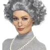 Smiffys Kit Grand-Mère Adulte (perruque, Lunettes, Collier)