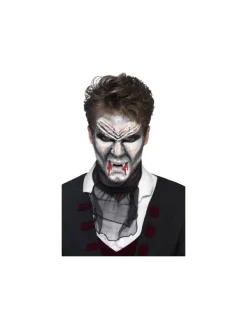 Smiffys Kit Latex Liquide Vampire (maquillage 4 Couleurs, 4 éponges, 4x29.57 Ml)