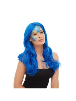 Kit Maquillage à L'eau Paon (peinture Visage, Pot Paillettes, Applicateur)