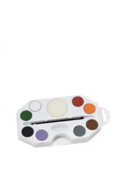 Smiffys Kit Maquillage Halloween 8 Couleurs Avec éponge Et Applicateur -WIDMANN Soldes kit maquillage halloween 8 couleurs avec eponge et applicateur 6