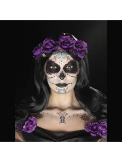 Smiffys Kit Maquillage Jour Des Morts Multicolore -WIDMANN Soldes kit maquillage jour des morts multicolore 1