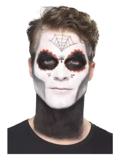 Smiffys Kit Maquillage Senor Os (transferts, Peinture Pour Le Visage, Crayon, Moustache Et Applicateurs) -WIDMANN Soldes kit maquillage senor os transferts peinture pour le visage crayon moustache et applicateurs 4