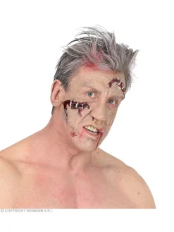 WIDMANN Lot De Deux Prothèses En Latex FX - Cicatrices Avec Agrafes -WIDMANN Soldes lot de deux protheses en latex fx cicatrices avec agrafes 4