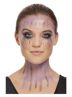 Maquillage Effets Spéciaux Smiffys, Kit Diseuse De Bonne Aventure, Aqua, Avec Des Pierres Précieuses, Des Paillettes, Des Bijoux -WIDMANN Soldes maquillage effets speciaux smiffys kit diseuse de bonne aventure aqua avec des pierres precieuses des paillettes des bijoux 3