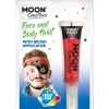 Smiffys Maquillage Moon Créations, Visage Corps Rouge,15ml