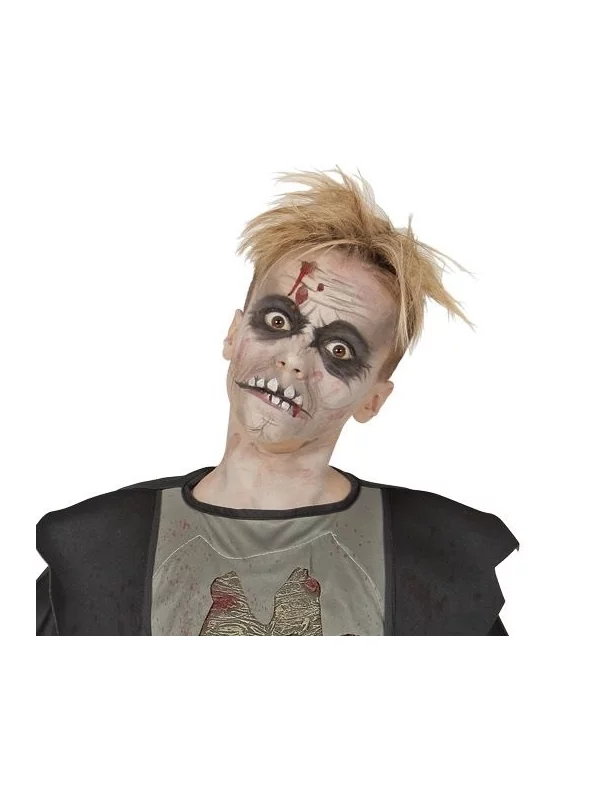 WIDMANN Maquillage Zombie Visage Et Corps (4 Crayons, 2 Fards, 1 Applicateur) 3 WIDMANN Maquillage Zombie Visage Et Corps (4 Crayons, 2 Fards, 1 Applicateur) – Image 3