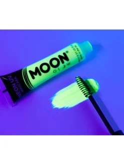 Smiffys Mascara UV Néon Vert Intense - Moon Créations -WIDMANN Soldes mascara uv neon vert intense moon creations 1