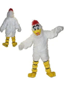 ESPA - Funny Fashion Mascotte Canard Blanc Adulte Avec Accessoires