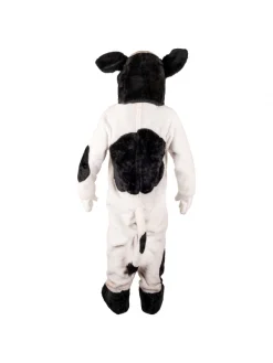 ESPA - Funny Fashion Mascotte De Vache Noir Et Blanc Avec Accessoires -WIDMANN Soldes mascotte de vache noir et blanc avec accessoires 2