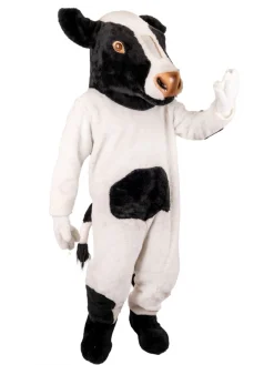 ESPA - Funny Fashion Mascotte De Vache Noir Et Blanc Avec Accessoires