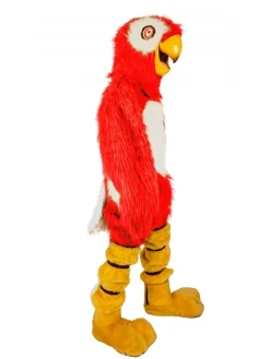 ESPA - Funny Fashion Mascotte Perroquet Vert Ou Rouge Adulte Avec Accessoires -WIDMANN Soldes mascotte perroquet vert ou rouge adulte avec accessoires 2