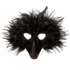 Masque Corbeau Avec Plumes