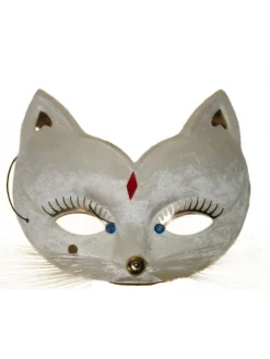 Masque De Chatte Avec Longs Cils