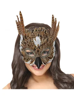 WIDMANN Masque De Hibou En Plumes Pour Adulte
