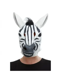 Smiffys Masque Intégral Zèbre (Latex - Adulte)
