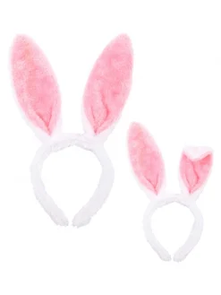 WIDMANN Oreilles De Lapin Blanc Et Rose