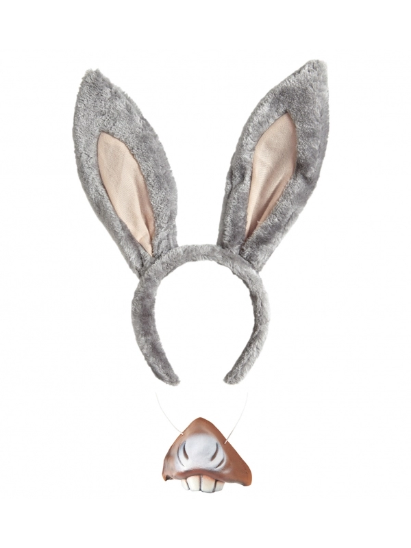 WIDMANN Oreilles Et Museau D'Ane Pour Adulte 2 WIDMANN Oreilles Et Museau D'Ane Pour Adulte – Image 2