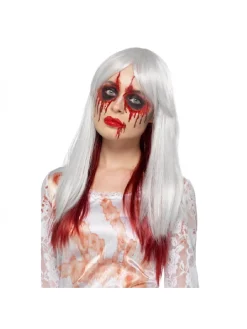 Smiffys Perruque Adulte Gouttes De Sang