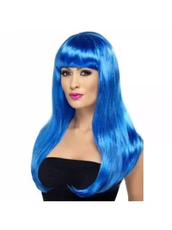 Smiffys Perruque Babelicious Bleue