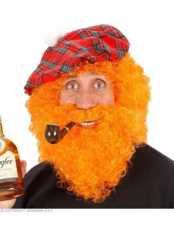 WIDMANN Perruque & Barbe Orange (Ecossais Ou Leprechaun St-Patrick)