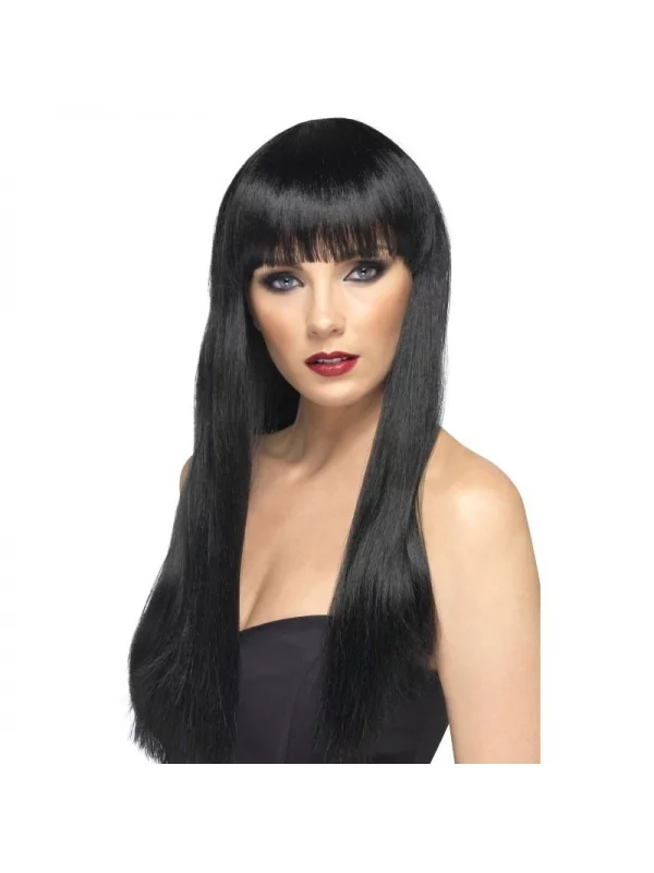 Smiffys Perruque Beauté Noire Femme 1 Smiffys Perruque Beauté Noire Femme