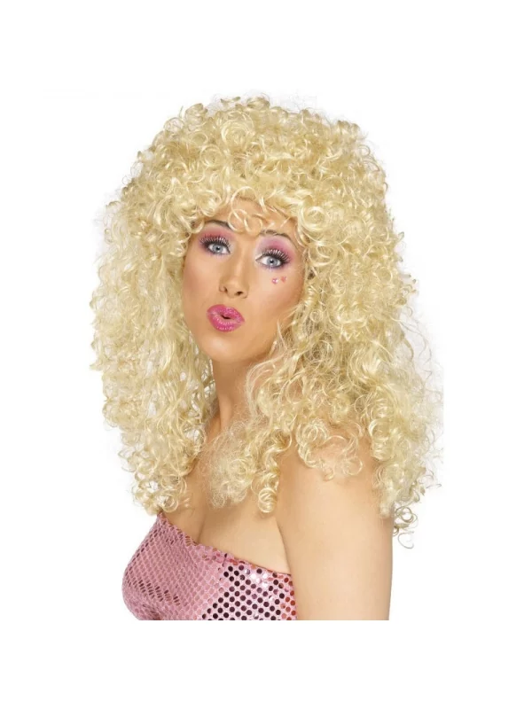 Smiffys Perruque Boogie Longue Frisée Blonde 1 Smiffys Perruque Boogie Longue Frisée Blonde