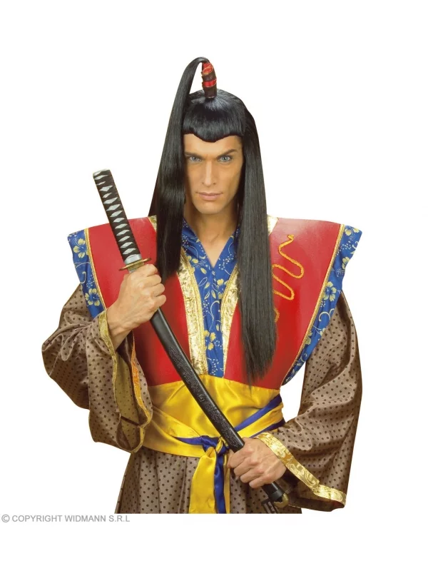 WIDMANN Perruque De Samouraï Traditionnelle 2 WIDMANN Perruque De Samouraï Traditionnelle – Image 2