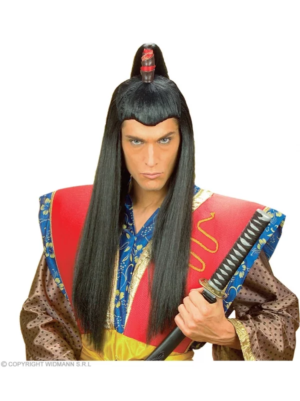 WIDMANN Perruque De Samouraï Traditionnelle 1 WIDMANN Perruque De Samouraï Traditionnelle