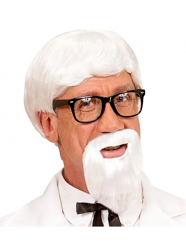 WIDMANN Perruque Et Barbe Colonel Sanders Pour Déguisement 3 WIDMANN Perruque Et Barbe Colonel Sanders Pour Déguisement – Image 3