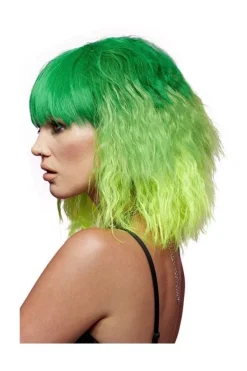 Smiffys Perruque Femme Manic Panic (Dégradé De Vert) -WIDMANN Soldes perruque femme manic panic degrade de vert 3
