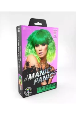 Smiffys Perruque Femme Manic Panic (Dégradé De Vert) -WIDMANN Soldes perruque femme manic panic degrade de vert 4