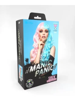 Smiffys Perruque Femme Manic Panic (Rose Et Bleue Pastel) -WIDMANN Soldes perruque femme manic panic rose et bleue pastel 5