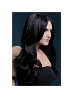 Smiffys Perruque Fever Khloe Sexy 66 Cm, Noire