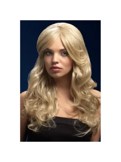 Smiffys Perruque Fever Nicole, Blonde, 66 Cm