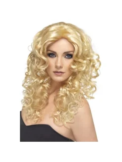 Smiffys Perruque Glamour Longue Frisée Blonde