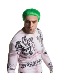 Perruque Joker Verte Homme - Licence Suicide Squad