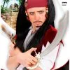 WIDMANN Perruque Pirate De Caraïbes Enfant Avec Bandana Et Perles