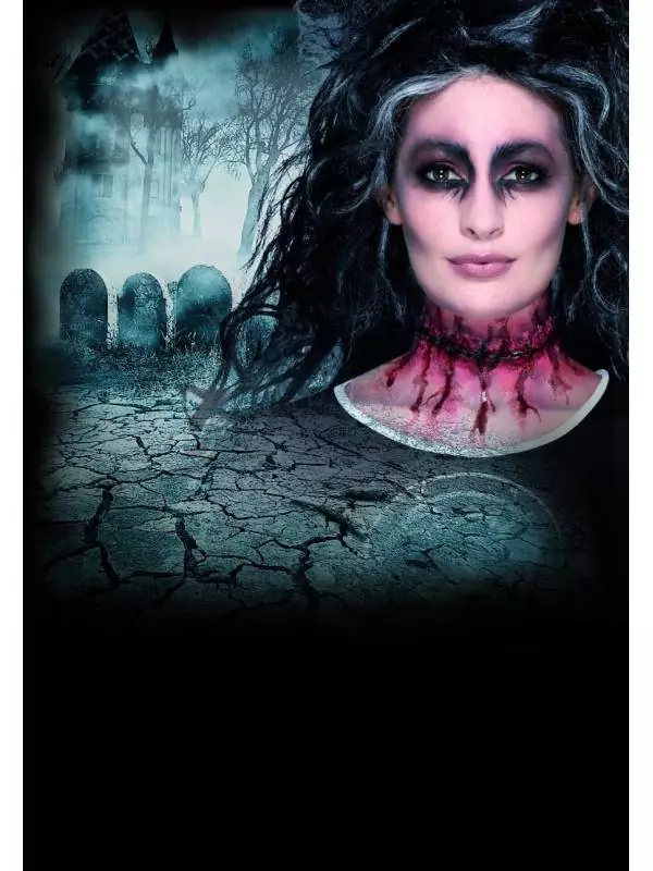 Smiffys Plaie Cousue (prothèse Latex Avec Adhésif) 6 Smiffys Plaie Cousue (prothèse Latex Avec Adhésif) – Image 6