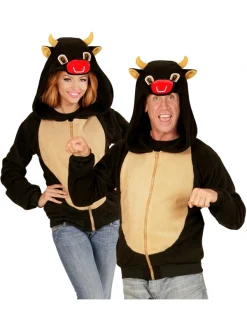 WIDMANN Polaire Avec Capuche Tête De Taureau Pour Adulte