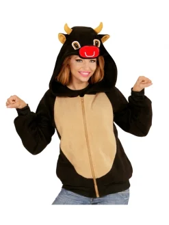 WIDMANN Polaire Avec Capuche Tête De Taureau Pour Adulte 7 WIDMANN Polaire Avec Capuche Tête De Taureau Pour Adulte -WIDMANN Soldes polaire avec capuche tete de taureau pour adulte 3